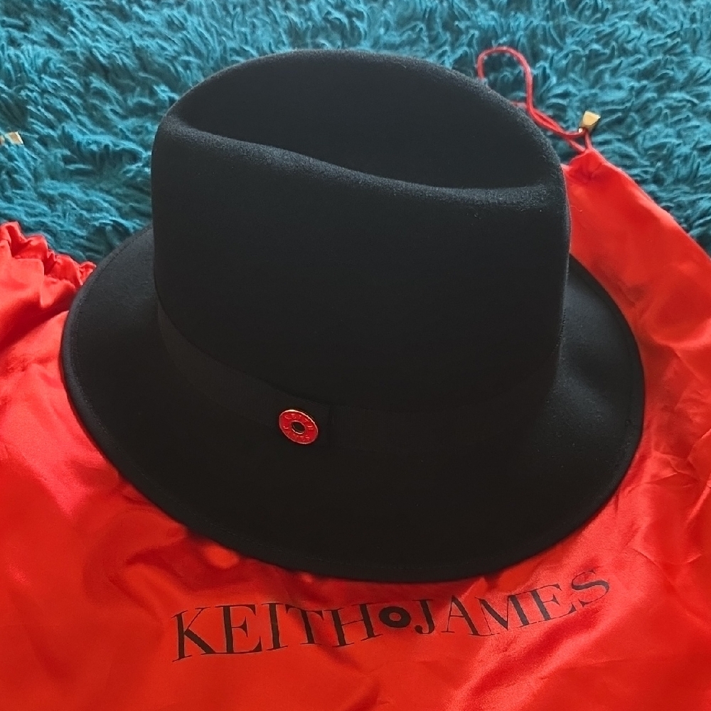 KEITH JAMES FEDORA HAT Medium